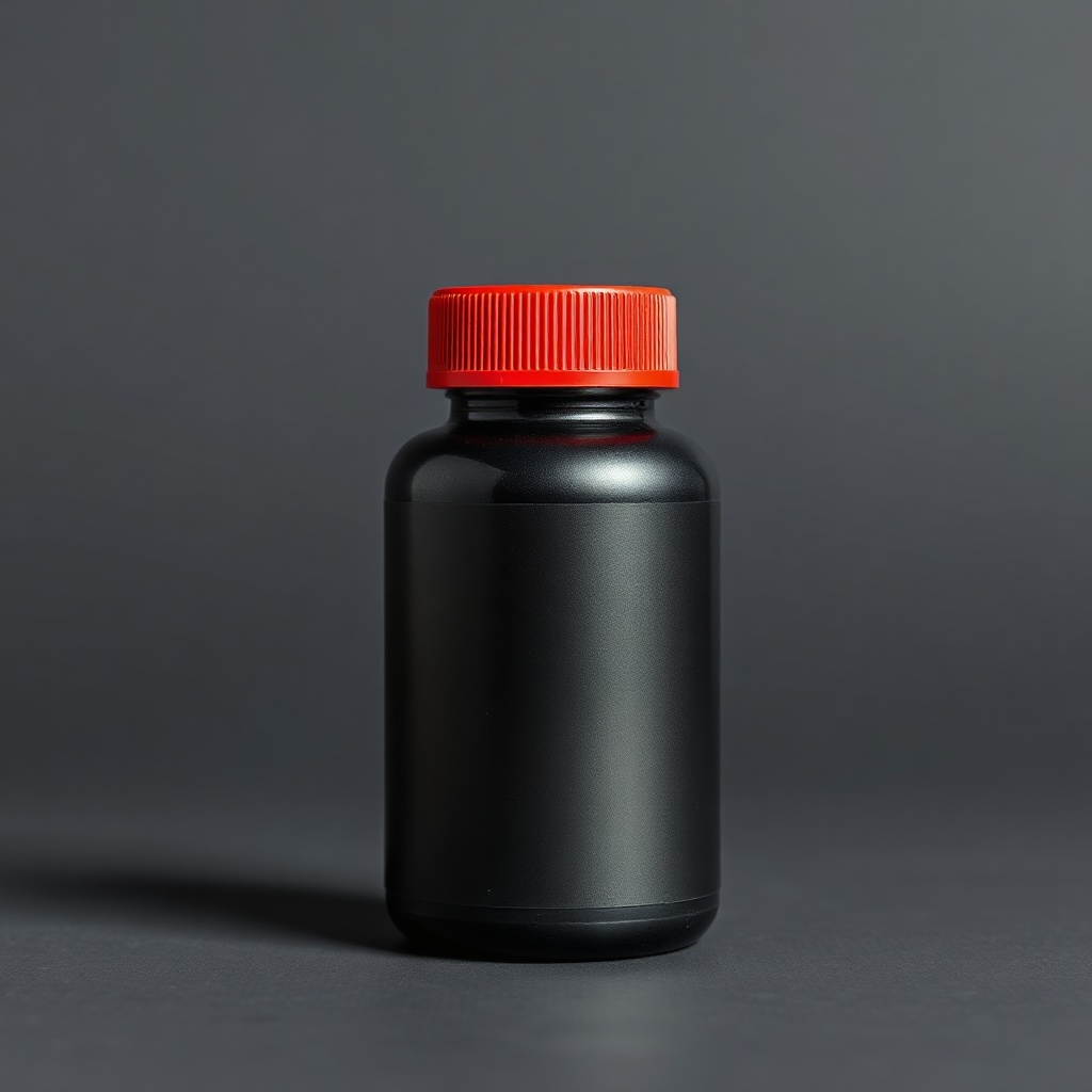 Crimson blood-flow support supplement bottle